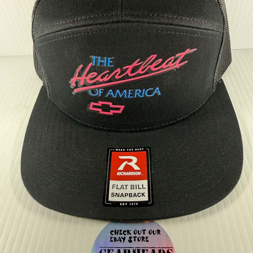 Chevrolet Heartbeat of America Richardson 168 Flat Bill Snapback Trucker Hat